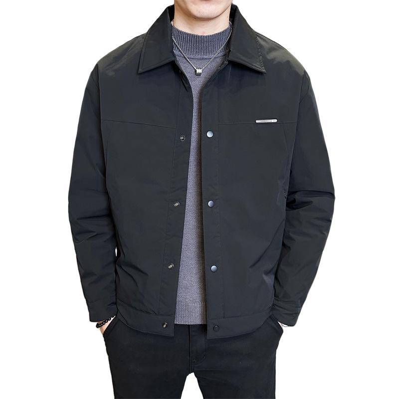 2025 Men's Trendy Lightweight Down Jacket with Lapel – Warm Winter Casual Coat