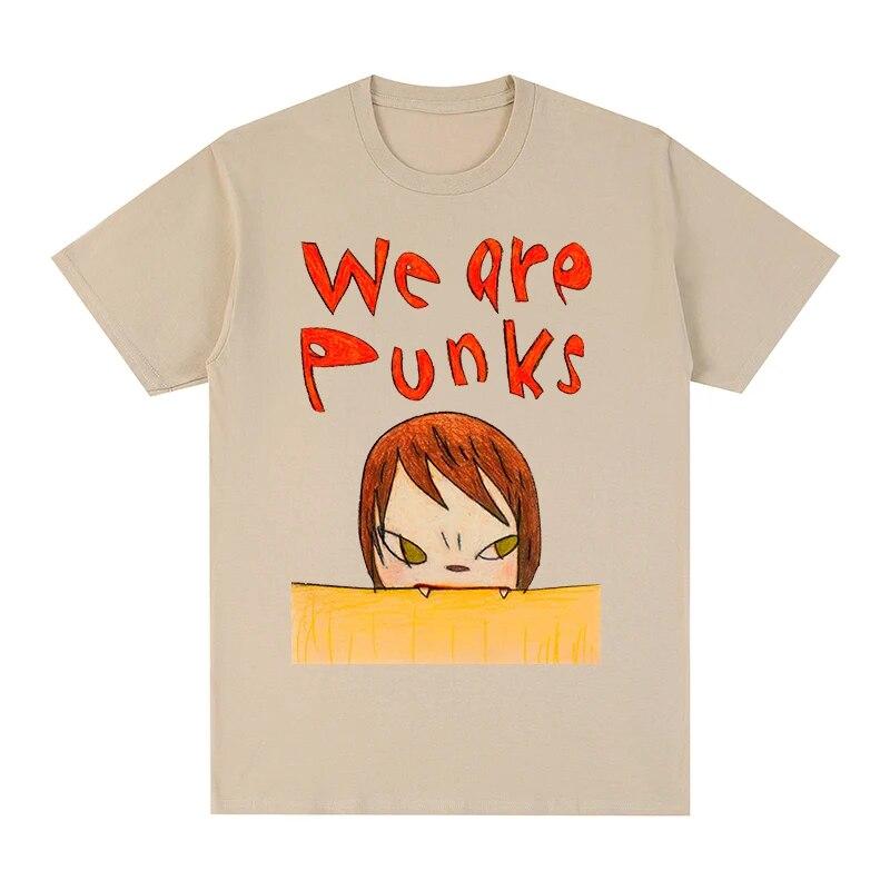 

Yoshitomo Nara we are punks t-shirt Cotton Unisex T-Shirt New TEE TSHIRT Жіночі топи 3XL