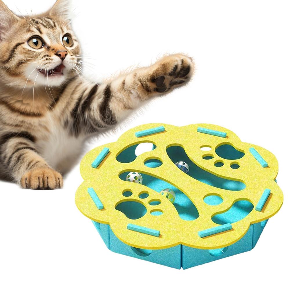 Cat Puzzle Toy Scratching Entertainment Interactive Cat Toy For Play Training Teething Boredom Puppy Small Medium Large Breed