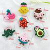 10 Stück/Los Neue Mini Gemischte Süße Frucht Harz Flachrücken Cabochons Für Haarspangen-Mittelstücke DIY Scrapbooking Dekoration C14