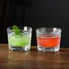 Embossed Glass Cup Ins Style Coffee Cup Design Sense Juice Cup Milk Cup Whiskey Cup Cocktail Cup