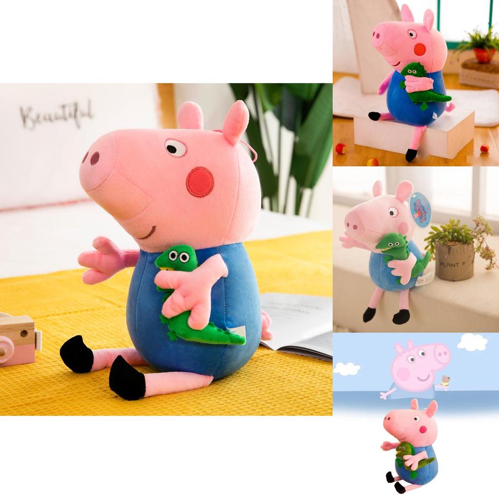 Adorable Peppa Pig Plush Toy Family Set Featuring Soft Pink Pig Dolls For Kids