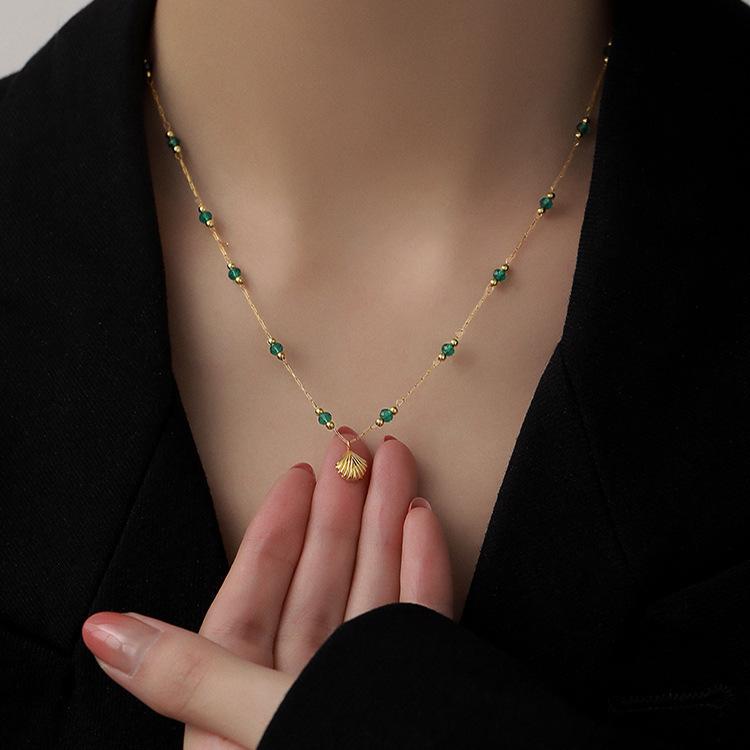 Jewelry does not fade, light luxury, exquisite collarbone, niche design, versatile neck chain