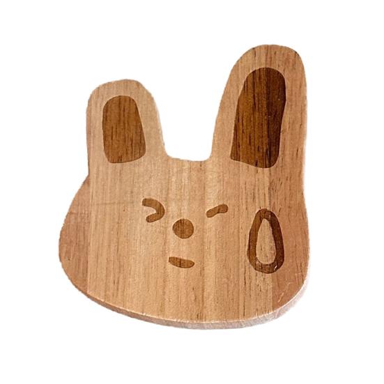 Untersetzer aus Holz Niedliches Cartoon-Tier Wärmeisolierung Tischsets für Kaffee- und Teetassen Multifunktionale Heimdekoration Küchen- und Büroaccessoires