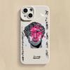 Graffiti Great Art Aesthetic David Mona Lisa Soft Phone Case For iPhone 15 14 13 12 11 16 Pro Max XR X XS 7 8 15 Plus SE Cover