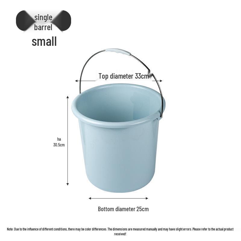 Back-to-School Essentials: Two-Piece Multi-Functional Thickened Washbasin and Handheld Plastic Water Bucket