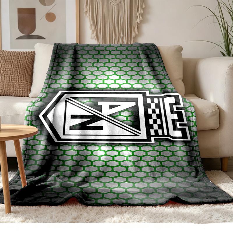Atletico Nacional Soft and comfortable flannel Suitable for sofas living rooms outdoor camping travel and also makes a great anniversary gift