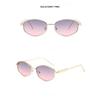 Retro Irregular Shape High-End Metal Sunglasses Unisex UV400 Protection Premium Vintage Style Sun Glasses for Fashion Streetwear