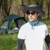 Detachable Hat Top Large Brim Sun Hat Foldable Sun Protection Hat Sports Fisherman Hat  Man