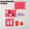 Mit gestanztem Reib-Hilfswerkzeug Weiche Keramik Handgefertigte Werkzeuge Neues Rundkugel-Rollform-Set