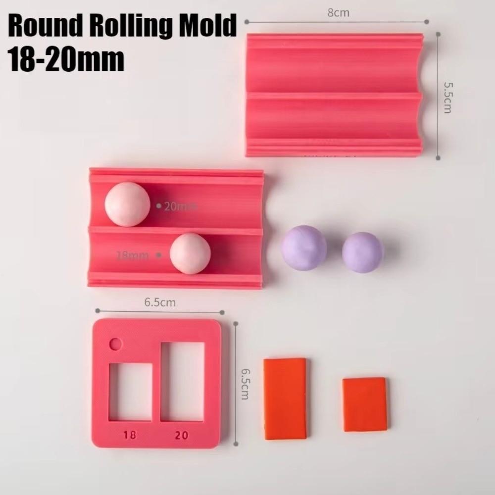 Mit gestanztem Reib-Hilfswerkzeug Weiche Keramik Handgefertigte Werkzeuge Neues Rundkugel-Rollform-Set