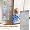 1/2Pcs Wall Hanging Clothes Storage Bags Over The Door Underwear Organizer Weekly Clear Closet Multi-purpose Organiser Hanging