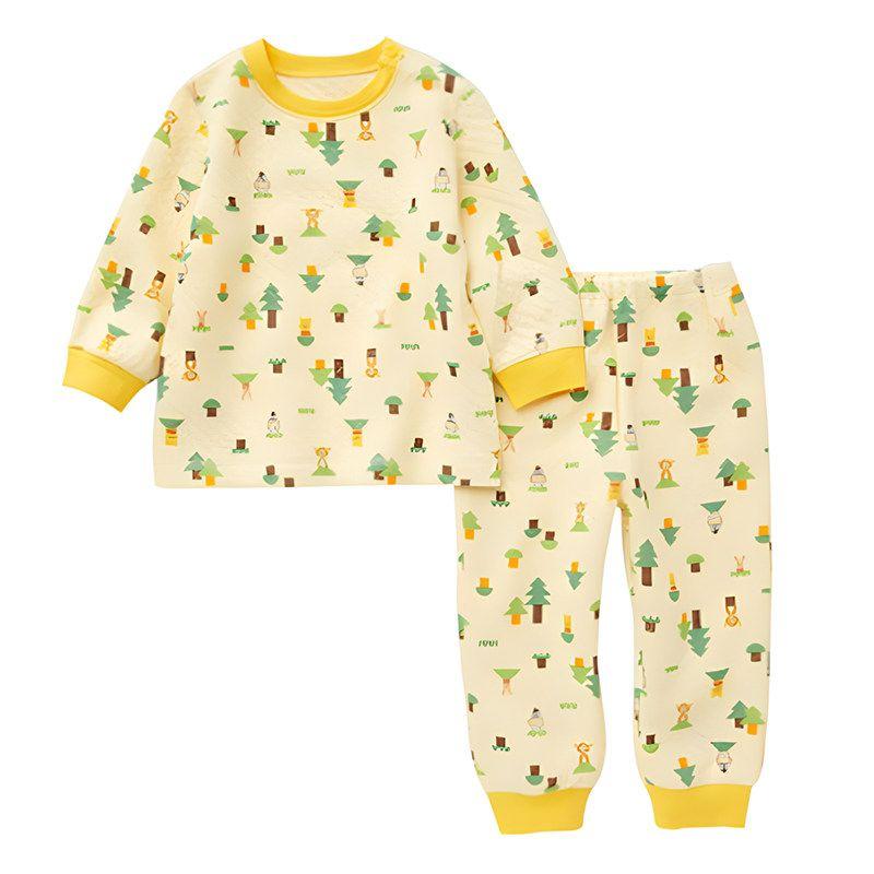 Boys and Girls Autumn and Winter Clothes Air Cotton Home Clothes