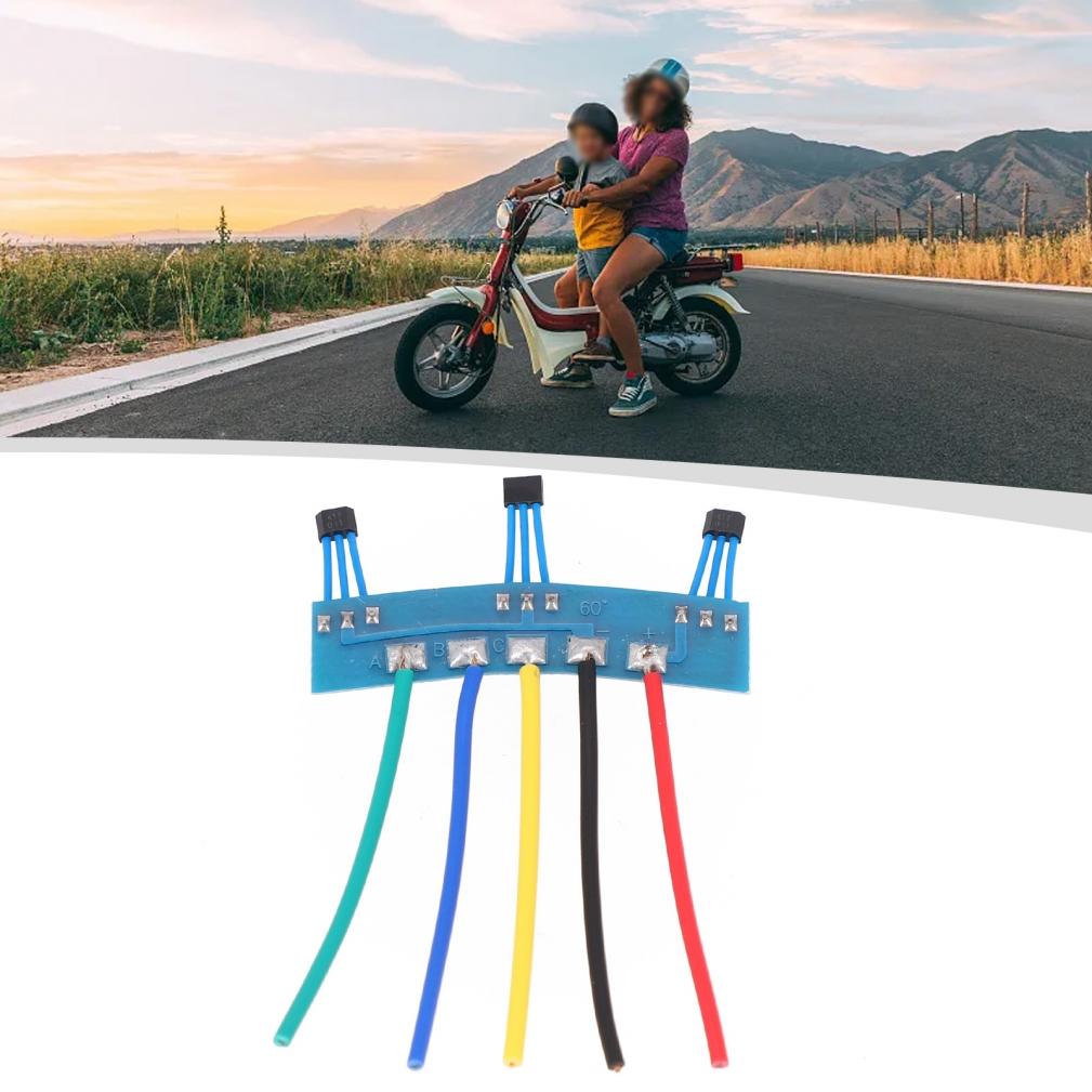 חיישן הול לקורקינט 41F 60° כבל לוח PCB PCB לאופניים חשמליים