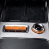 For Zeekr 8X 2026 Central Control Button Panel Suede Decorative Protective Sticker Interior Accessories