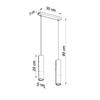 Salixa 2 Gu10 Black Pendant Lamp Lumilo 09.339.53