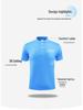 Custom Quick-Dry Lapel Polo Shirt - Short Sleeve, Solid Color, Perfect for Workwear and Summer Sports