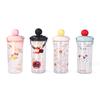 Water bottle creative portable float plastic cup summer tea separation straw cup girls outdoor portable cup wholesale