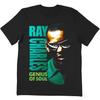 Ray Charles Genius Of Soul T Shirt For Men Heavy Cotton Black Shirt Unisex T-Shirt