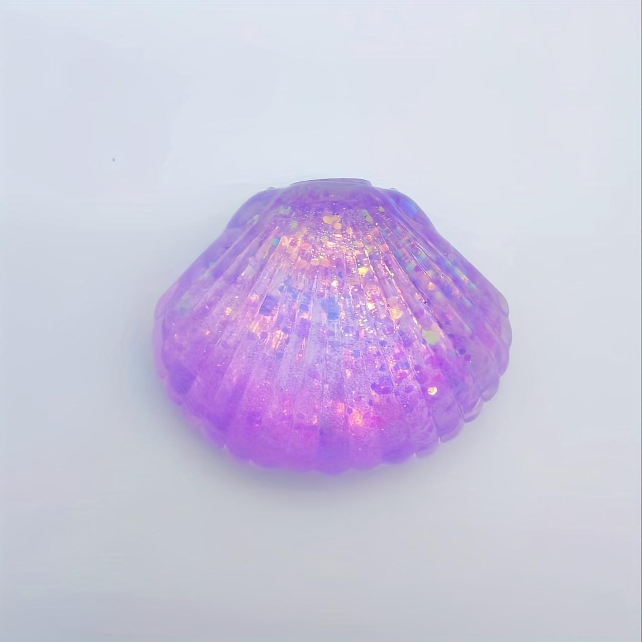 

1PC Maltose Squishy Toy, Soft Slow Rebound Sea Animal Stress Ball, Fish Shell Crab Decompression Fidget Gift for Anxiety Relief світло-сірого кольору