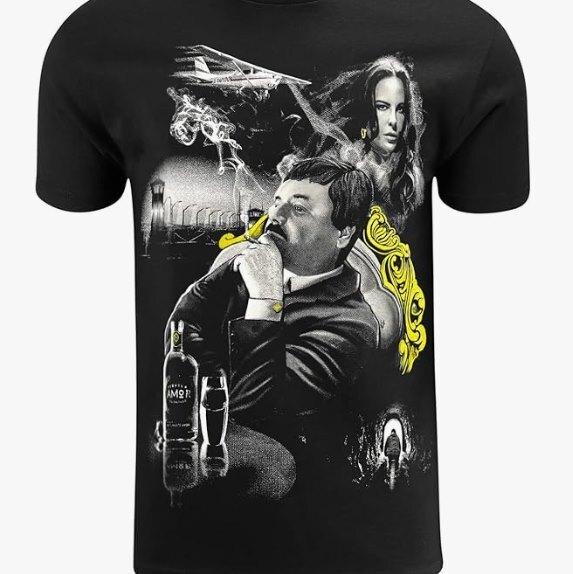 

Chapo Kate de Castillo Tequila Shirt Camisa de Narcos with Attitude XL