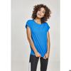 T-shirt femme - Urban Classic - Extended - Bleu fluo - Manches longues - 100% coton