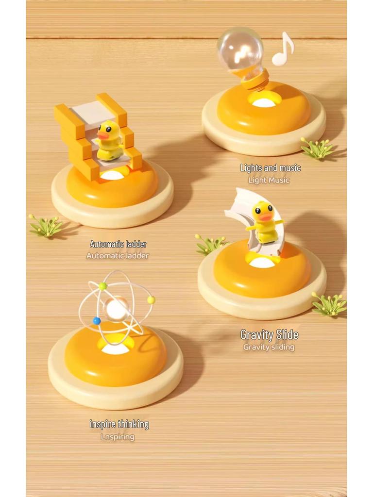 Children's Educational Stair-Climbing Yellow Duck Toy for Ages 1-3