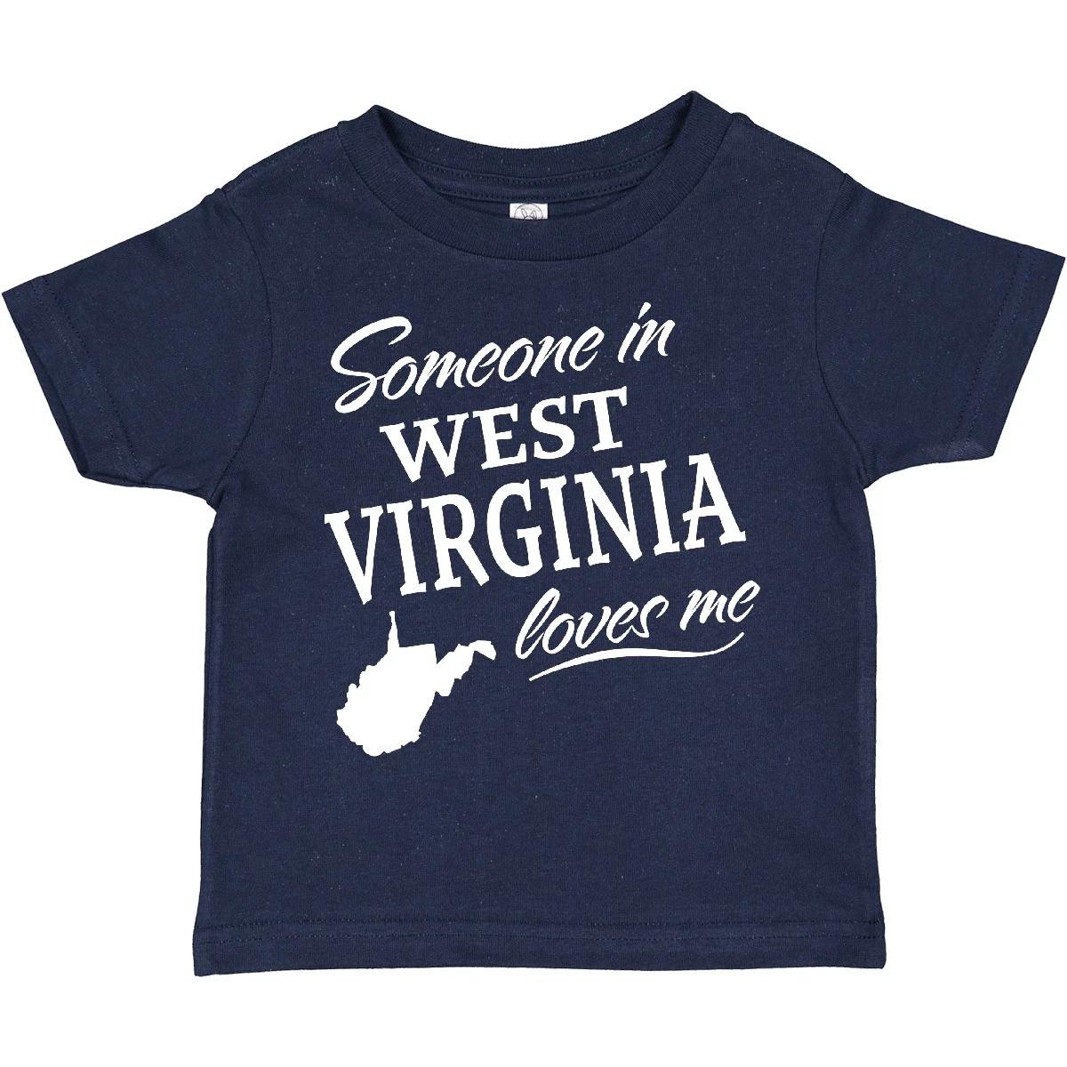 Inktastic Someone In West Virginia Loves Me Toddler T-Shirt State Home Family 130