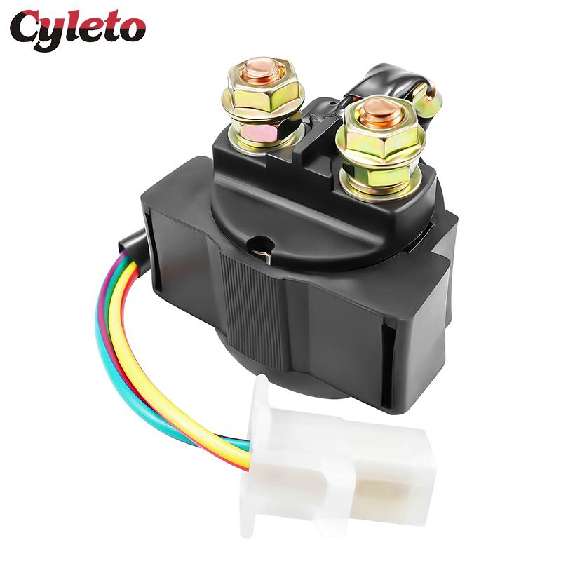 Motorcycle Parts Starter Relay for Yamaha TT225 TW200 TRX250 TTR225 TTR250 XT225 Serow XT600 XTZ660 XZ550R YFA125 YFB250 YTM225