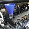 Threaded Locking Car Engine Oil Change Tool Portable Auto Engine Oil Filling Funnel Visible Drain Tool Easy to Operate