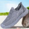 Zapatillas Deportivas Casuales de Malla Transpirable para Hombre, con Malla Hueca, Suela Blanda, Ligeras