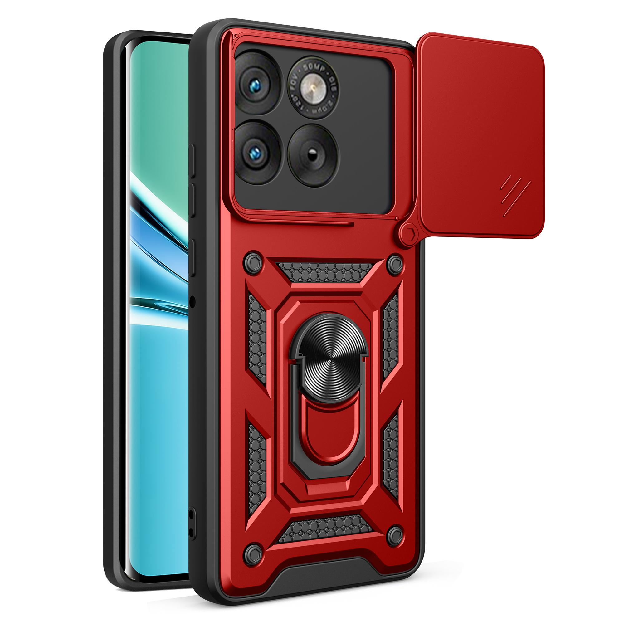 

AMORUS For Motorola Edge 70 5G Case Kickstand PC + TPU Phone Cover with Camera Lens Slider