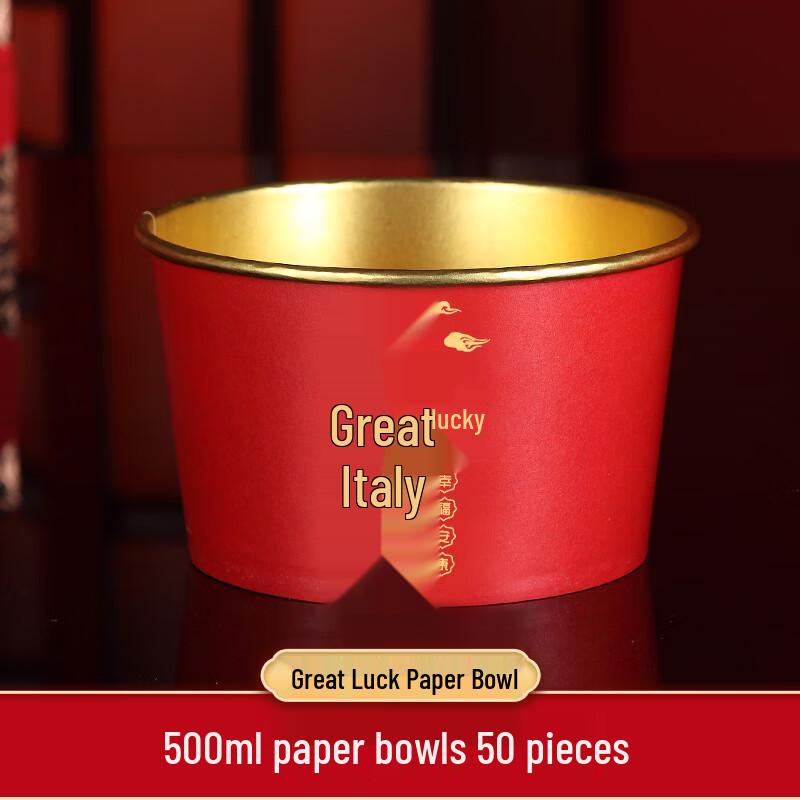 Auspicious Housewarming Disposable Tableware Set