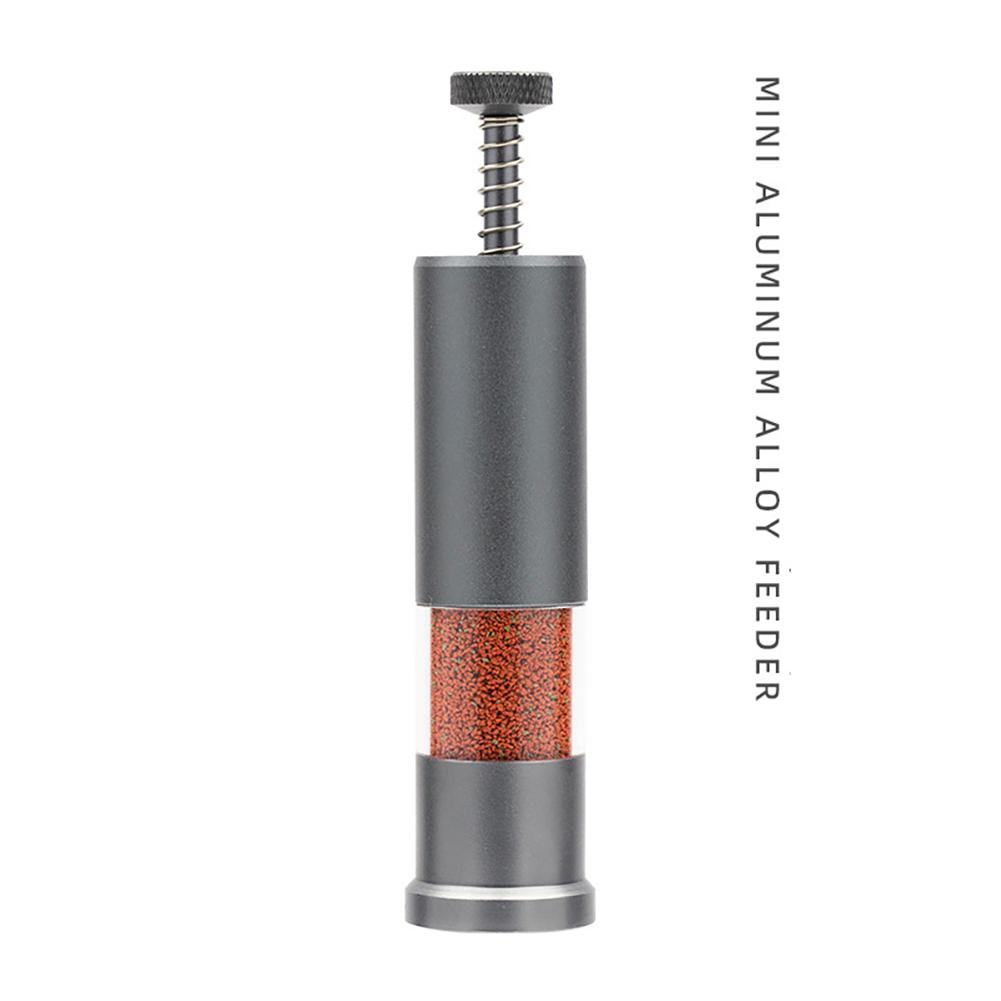 Fish Feeder Aquarium Fish Shrimp Feeding Tube Adjustable Feeder Aluminium Alloy Aquarium