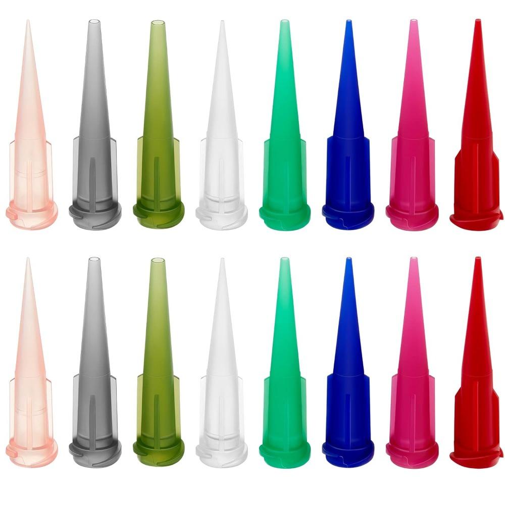 120 szt. 6 igieł dozujących płyny w różnych rozmiarach, plastikowa igła dozująca do napełniania