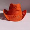 Sommer Strand Böhmischer Strohhut Holzperlen Ausgeschnitten Sonnenhut Muschel Damen Herren Westliche Cowboyhüte chapeau cowboy