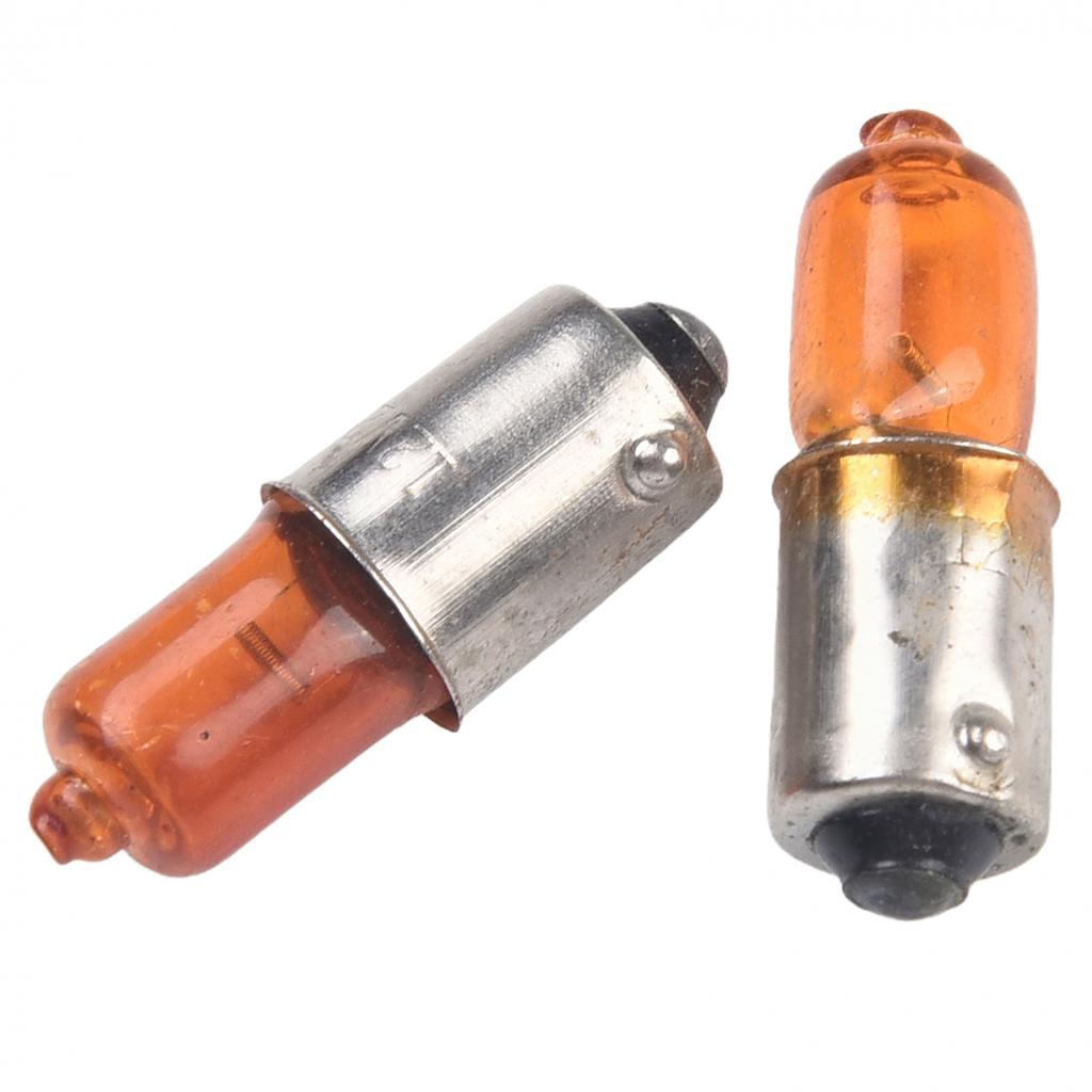 Brandneue Motorrad-Blinkerbirnen 4 Stück Gelb BA9S Für Auto