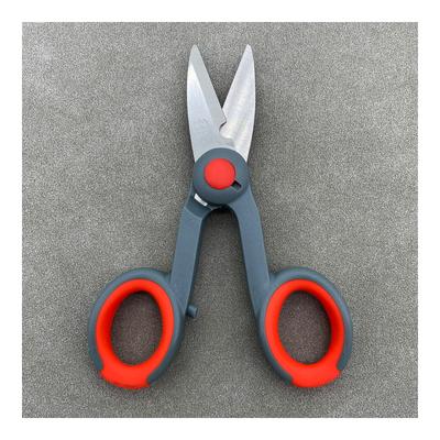 1pc Fishing Scissors Stainless Steel Serrated Shears Horse Scissors Pe Carbon Fishing Line Fishing Supplies Fishing Tools