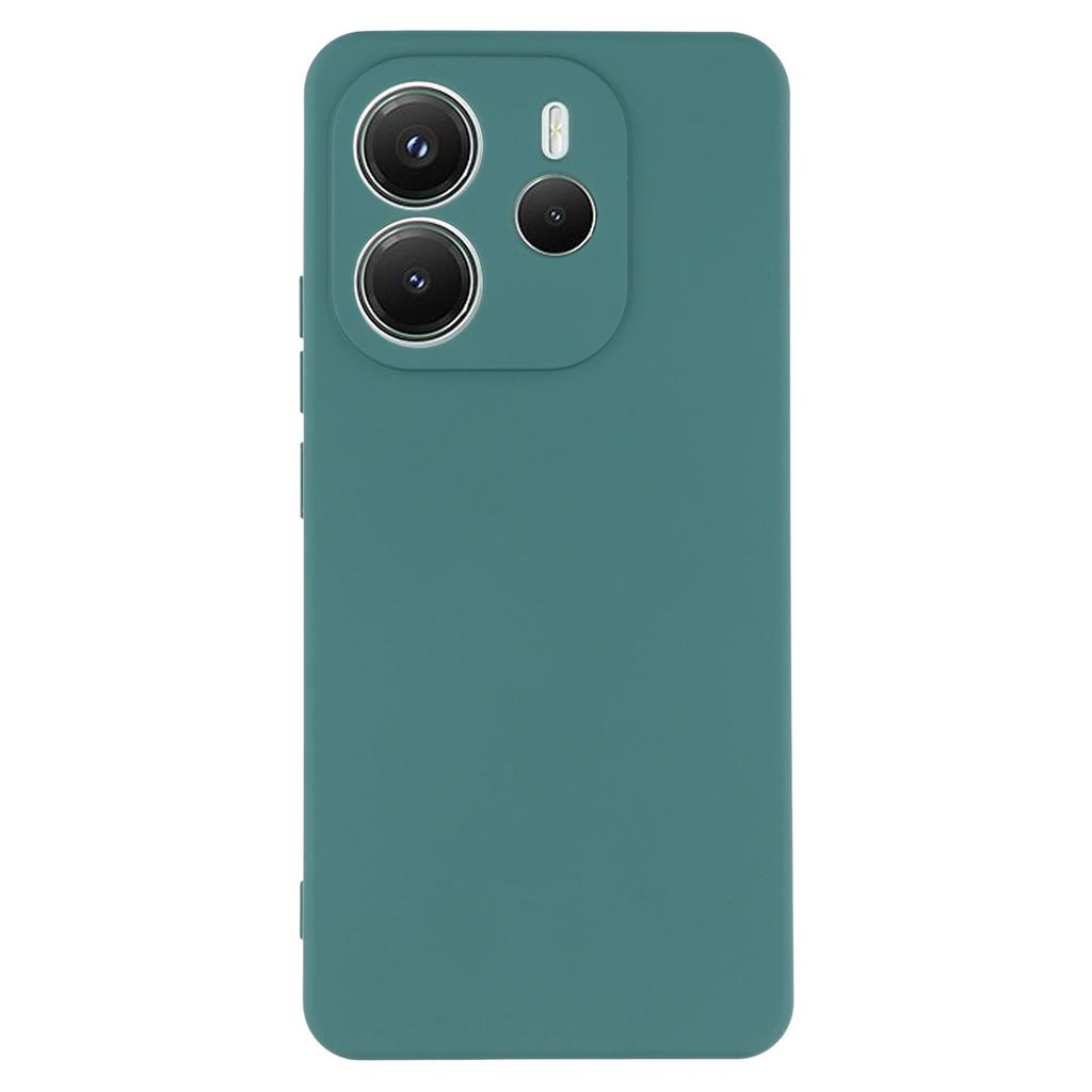 For Xiaomi Redmi Note 14 4G (163.25mm) Case TPU Back Soft Anti-Scratch Fiber Lining Phone Cover
