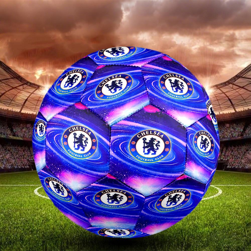 Chelsea F.C Print Size 5 Soccer Ball, Standard Match Football for Sports Game and Team Practice, Ideal Gift for Soccer Fans