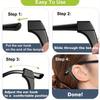 8 Pairs Silicone Anti-Slip Ear Hooks for Glasses-Comfortable Elastic Ear Grips,Secure Frame Support Sleeves - Suitable for Sports & Outdoor Activities