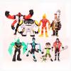 9 Pcs Lot Ben 10 Action Figure Play Set Toy Cake Topper Heatblast Four Toys Arms