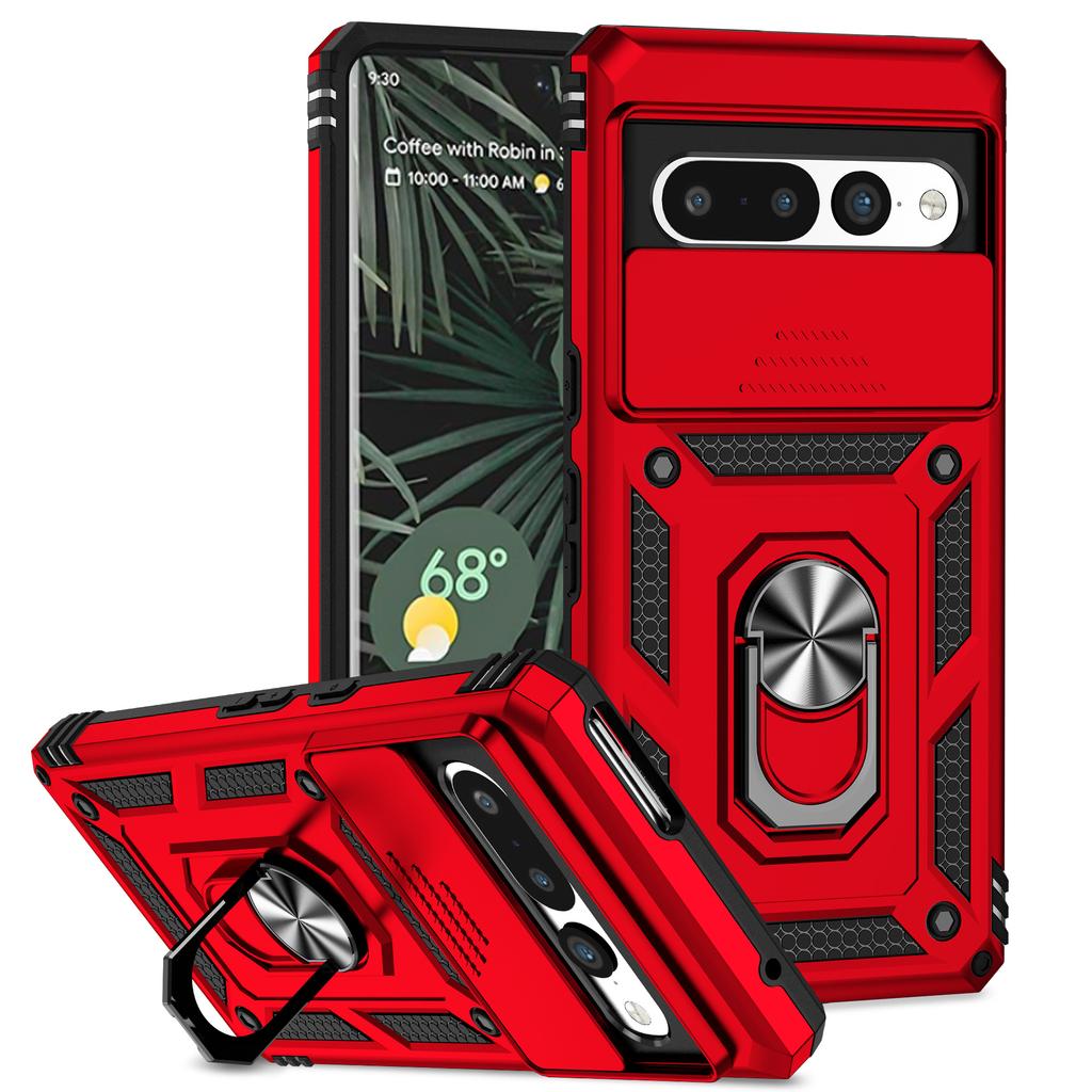Applicable to Google Pixel10Pro military window mobile phone case Pixel9Pro bracket Pixel8 protective case