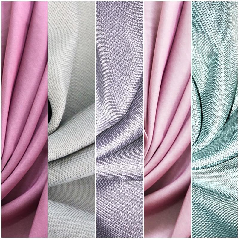 Tecido antirradiação meia fibra de prata antirradiação 50% prata EMF RFID tecido de blindagem para costura cortina máscara vestido de maternidade