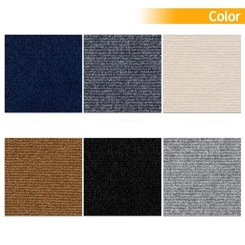 Self Adhesive Floor Carpet Stickers Square Rugs Peel and Stick Mat DIY Flooring for Kitchen Dining Room Bedroom Home Decor 30cm
