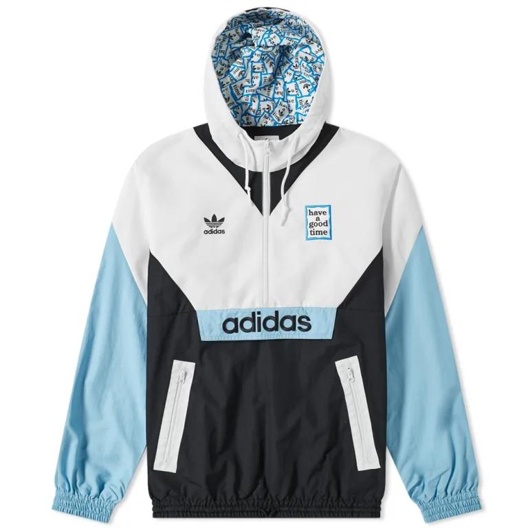 Adidas Originals X Have A Good Time Hagt Spliced Jacket Men Jacket Multicolor DZ9235