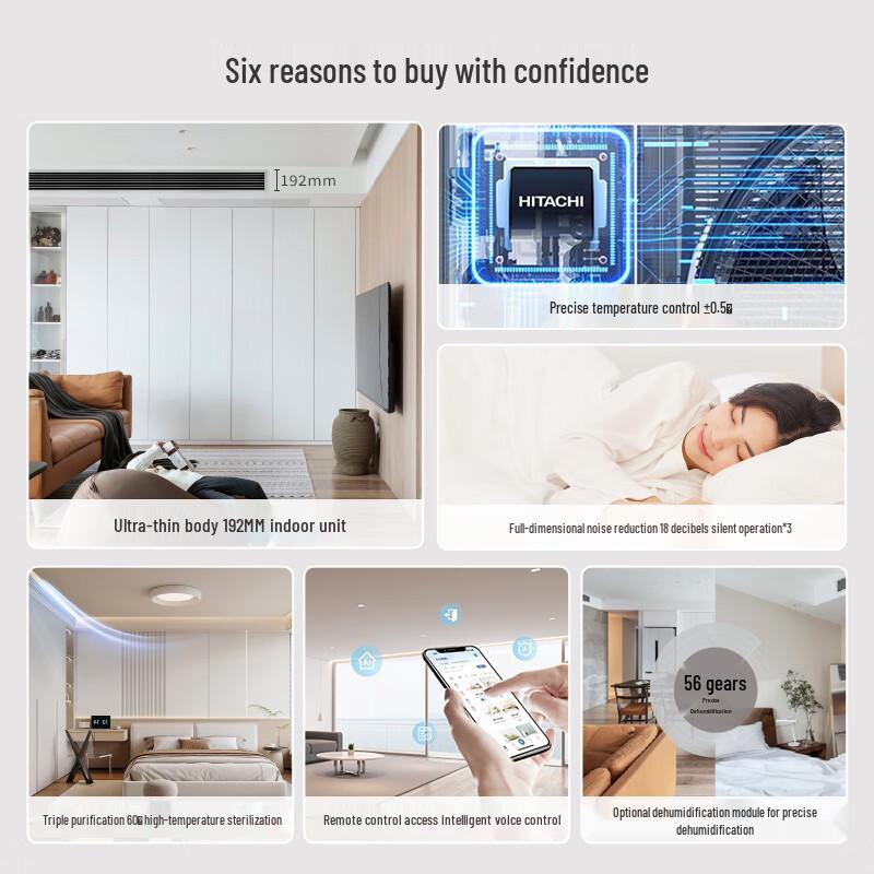 Hitachi U-Enjoy 1-to-1 Ducted Central Air Conditioner