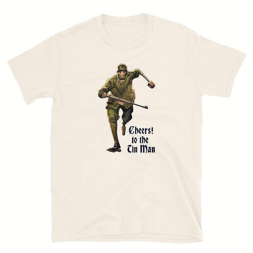 

Creatue Commandos, Cheers to the Tin Man, Anti-Matzie Printed T-Shirt Tops Tee 4XL