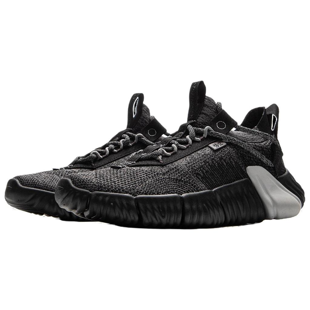 Li-Ning Soft Lightweight Trendy Breathable Low-Top Casual Shoes Men Sneakers Black AGLV143-1