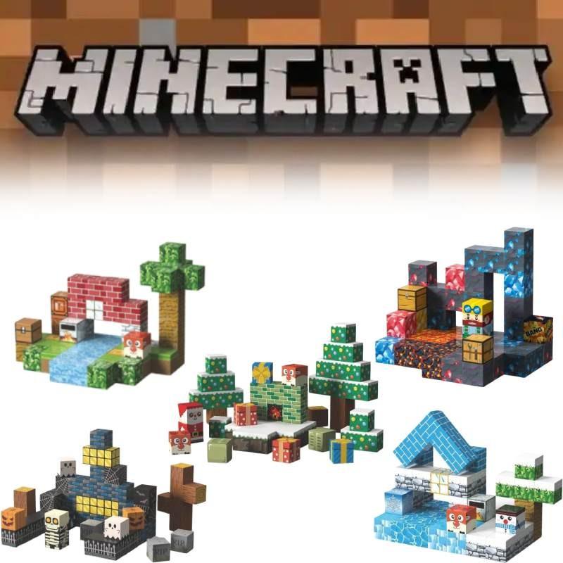 Minecraft Magnetic Block Toys For Creative Child Development Toy Kids Gift